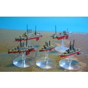 HEIRS OF URANUS  5 larger Ships. Deadly opponents to the Heirs of Manacus