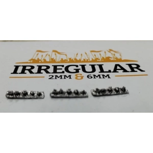 BG03 Skirmish Infantry (5 figures) - (2) 12mm Frontage