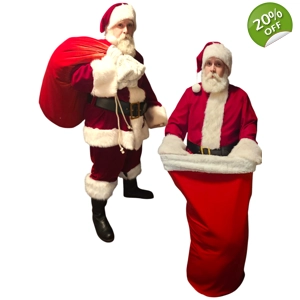 Definitive Round bottom velvet Santa Sack Definitive Round bottom velvet Santa Sack