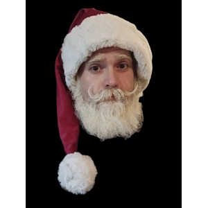 Deluxe crushed velvet Santa Hat