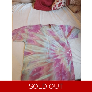 Cotton Candy Shroom (XL tie dye)