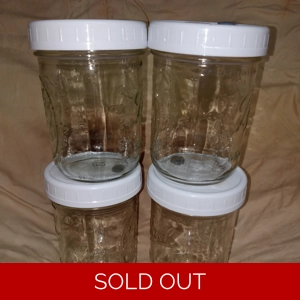 Pint Jars and Vented Lids (4 pack)