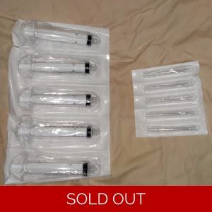 Sterile Syringe and Needle (5 pack)