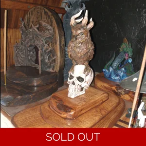 Incense Burner (Owl Skull)
