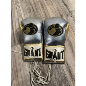 Grant Hecho En Mexico 10 oz - Winning Boxing Gloves Metalic Silver Grant Hecho En Mexico 10 oz - Winning Boxing Gloves Metalic Silver