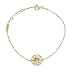 Christian Dior Rose des Vents Bracelet 18K Yellow Gold the mother of pearl PRR £1750 Christian Dior Rose des Vents Bracelet 18K Yellow Gold the mother of pearl PRR £1750
