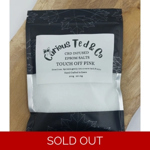 Curious Ted & Co Hemp Infused Epsom Salts 200g 150mg