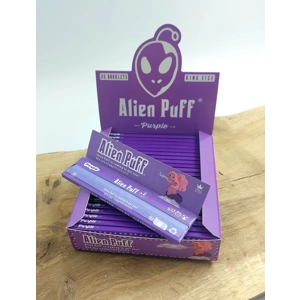 Alien Puff King Size Purple Rolling Papers x 5 Booklets
