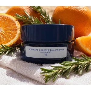 CBD Rosemary & Sweet Orange Tallow Balm