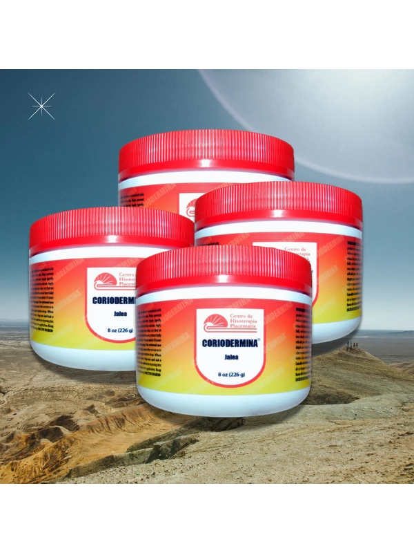 Coriodermina Jalea – Box of four Premium Psoriasis Treatment Jars