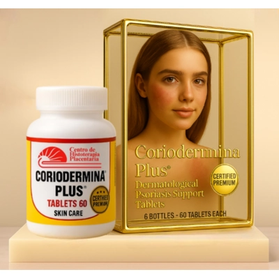 Coriodermina Plus® – Dermatological Psoriasis Support Tablets