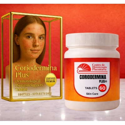 Coriodermina Plus® – Dermatological Psoriasis Support Tablets