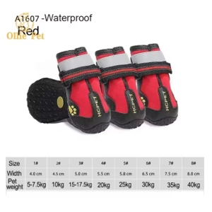 Dog shoes Waterproof for small and large dogs
