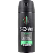 AXE Africa Deodorant Body Spray 150ml – Classic Masculine Scent, 48-Hour Freshness