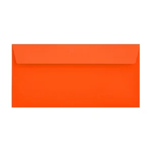 DL Sunset Orange peel and seal coloured envelopes Lots of 30/60/90