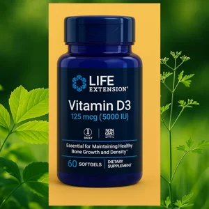 Life Extension – Vitamin D3 5000 IU – 60 Softgels