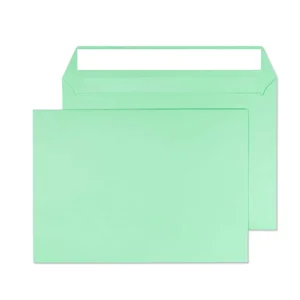 C5 Spearmint Green peel and seal envelopes Lot of 30