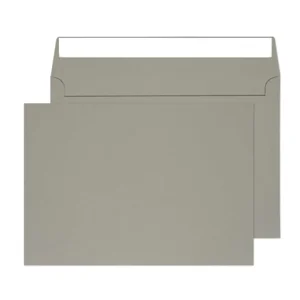 C5 Storm Grey peel and seal envelopes Lot of 30