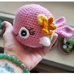 Little Crochet Pink Whale