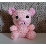Little Crochet Pink Pig