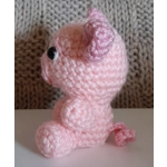 Little Crochet Pink Pig