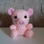 Little Crochet Pink Pig