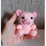 Little Crochet Pink Pig