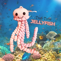 Large Two-Tone Pink Jellyfish