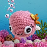 Little Crochet Pink Whale
