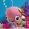 Little Crochet Pink Whale
