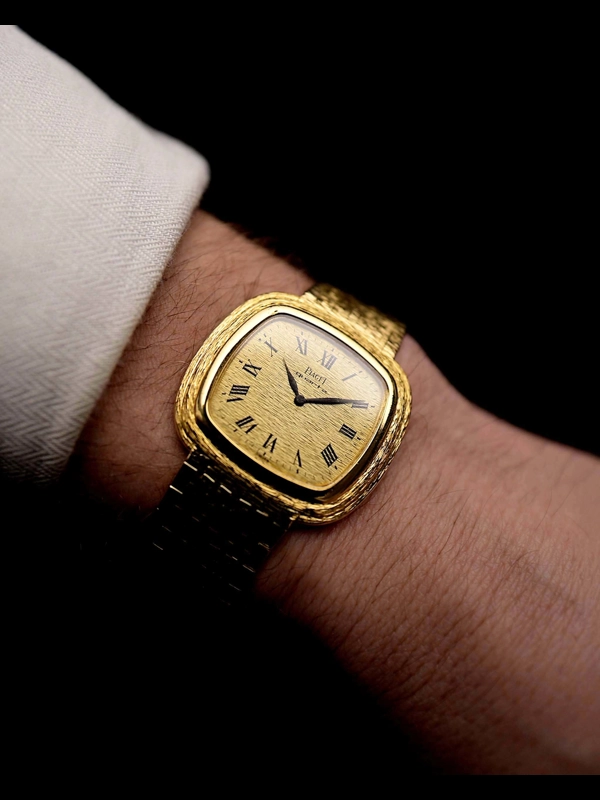 Piaget Square 75121 Roman Bark 1970s