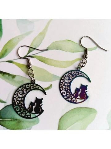 Naušnice Mace na mjesčini Naušnice Mace na mjesčini