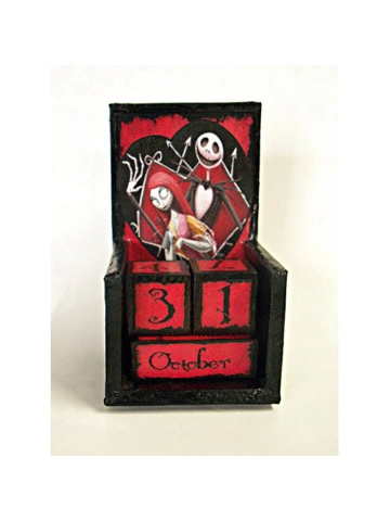 Kalendar Jack Skellington i Sally