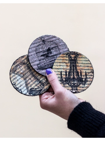 Podlošci za čaše Vintage