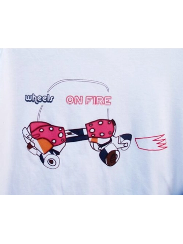 Majica kratkih rukava Wheels on fire