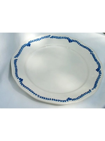 Oslikani tanjur Plave vitice 2