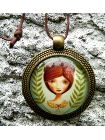 Ogrlica Djevojka sa pletenicom