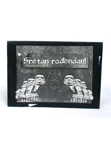Čestitka Darth Vader i Stormtroopers