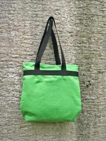 Torba ruksak Zeleni lan