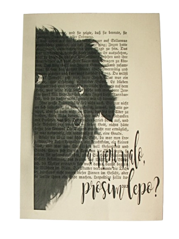 Print Purgerski pasonja " a mani malo, prosim lepo?"