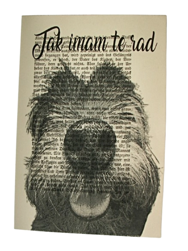 Print Purgerski pasonja "Tak imam te rad"