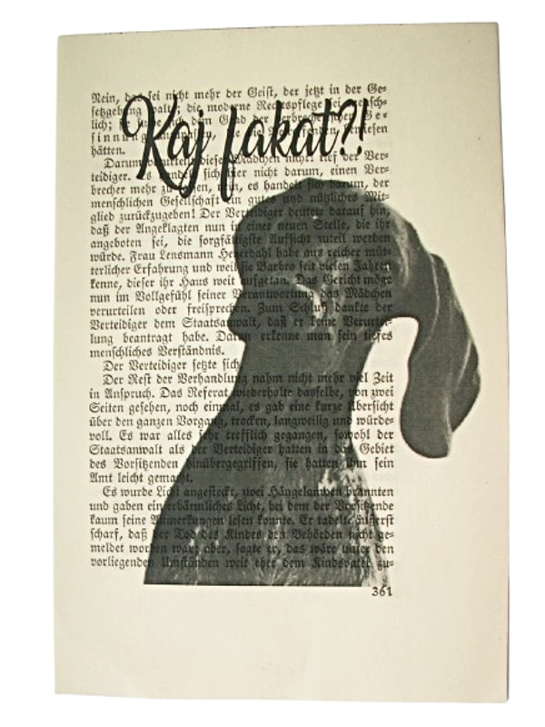 Print Purgerski pesonja "Kaj fakat?!"