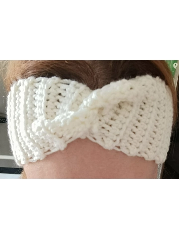 Traka za glavu Bijela Traka za glavu Bijela