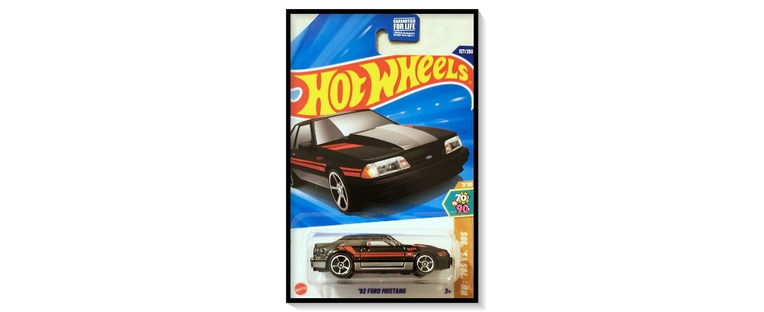 2025 Hot Wheels Mainline '92 Ford Mustang #127/#250