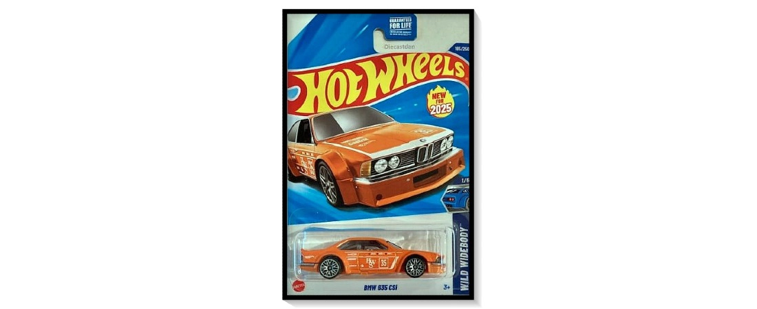 2025 Hot Wheels Mainline BMW 635 CSi [Orange] #185/#250
