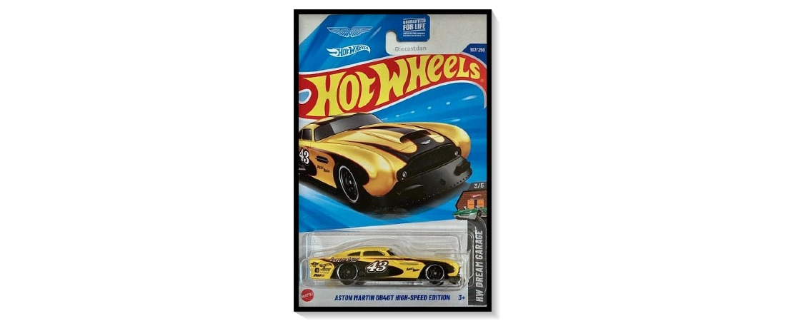 2025 Hot Wheels Mainline Aston Martin DB4GT High-Speed Edition #107/#250