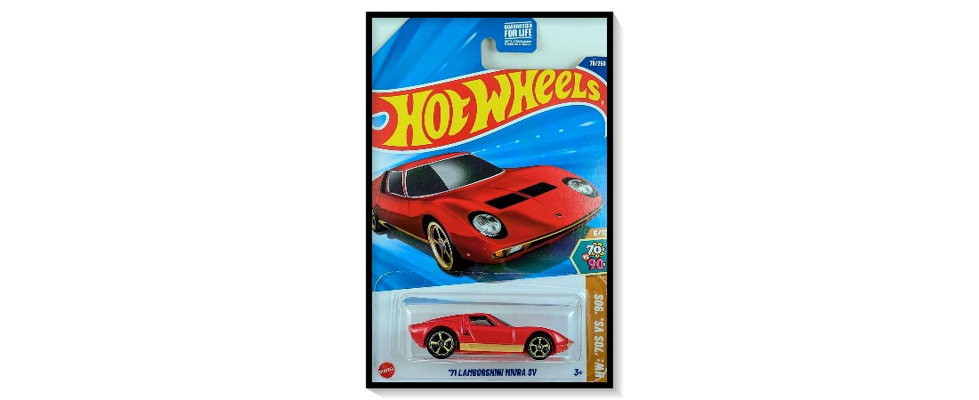 2025 Hot Wheels Mainline '71 Lamborghini Miura SV #78/#250