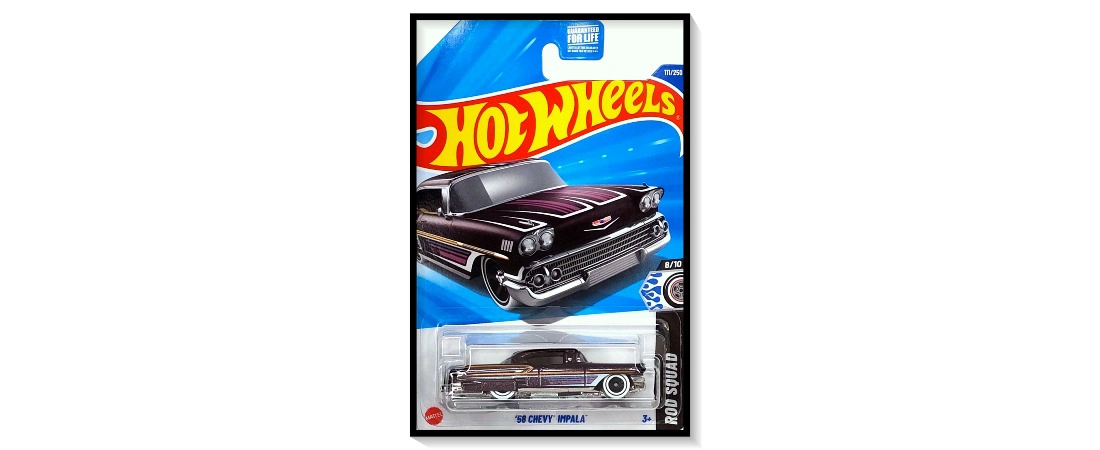 2025 Hot Wheels Mainline '58 Chevy Impala #111/#250