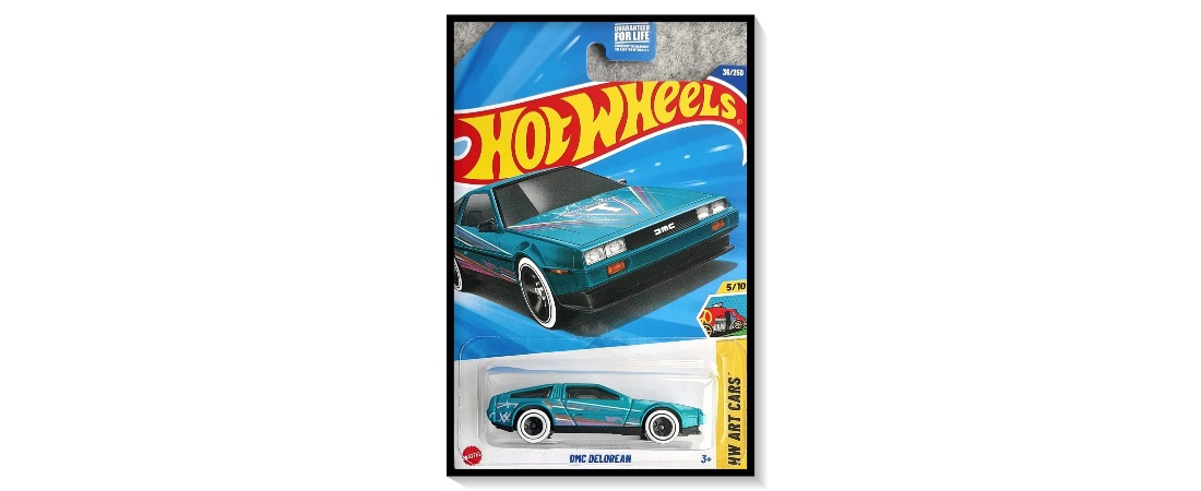 2025 Hot Wheels Mainline DMC Delorean [Turquoise Metallic] #36/#250