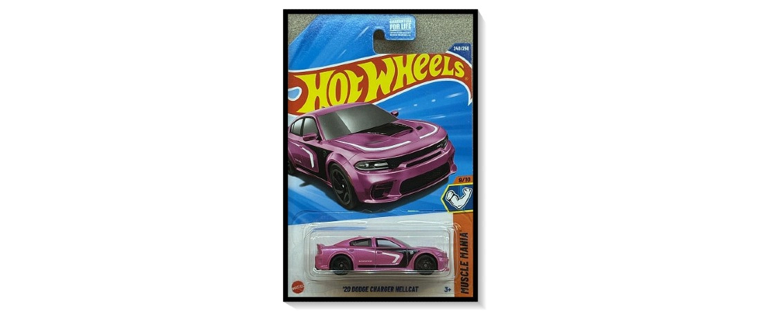 2025 Hot Wheels Mainline '20 Dodge Charger Hellcat #240/#250